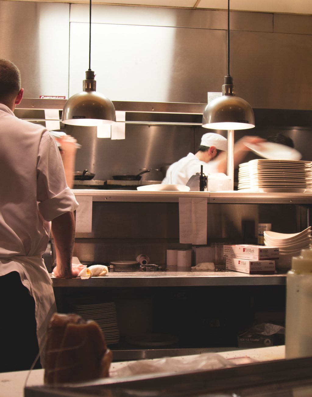food prep area